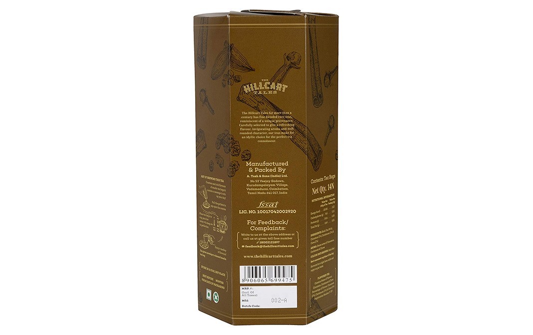 Hillcart Tales Spice Carnival Black Tea   Box  14 pcs